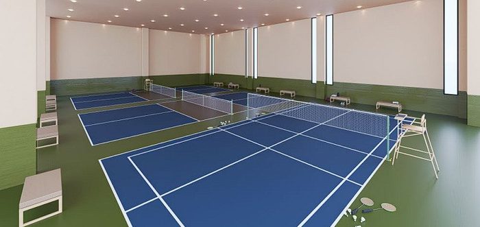 Pickleball court