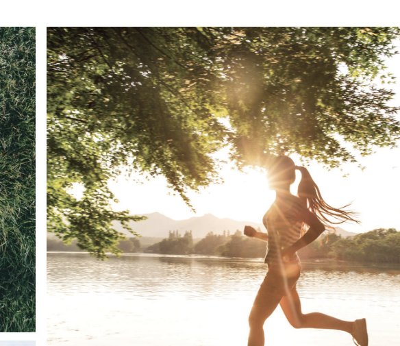 Morning run by the lake